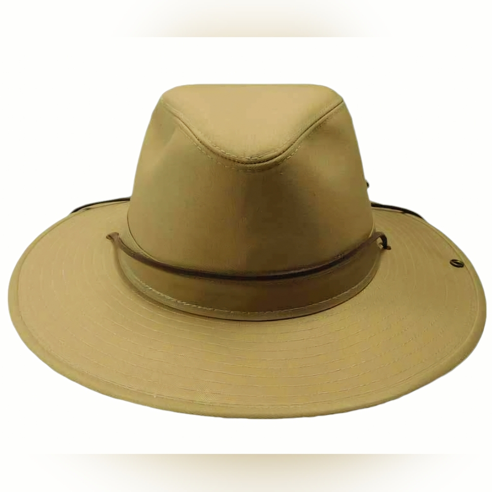 Hatquarters USA *Henschel Side Snap Aussie Sun Hat - Khaki Large (23") - Picture 2 of 7